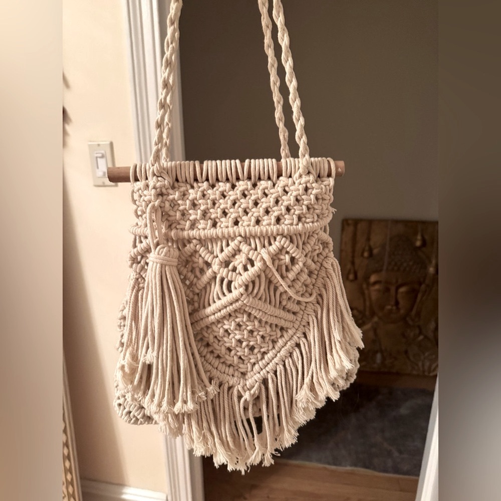 Zara - Bohemian inspired bag - cream